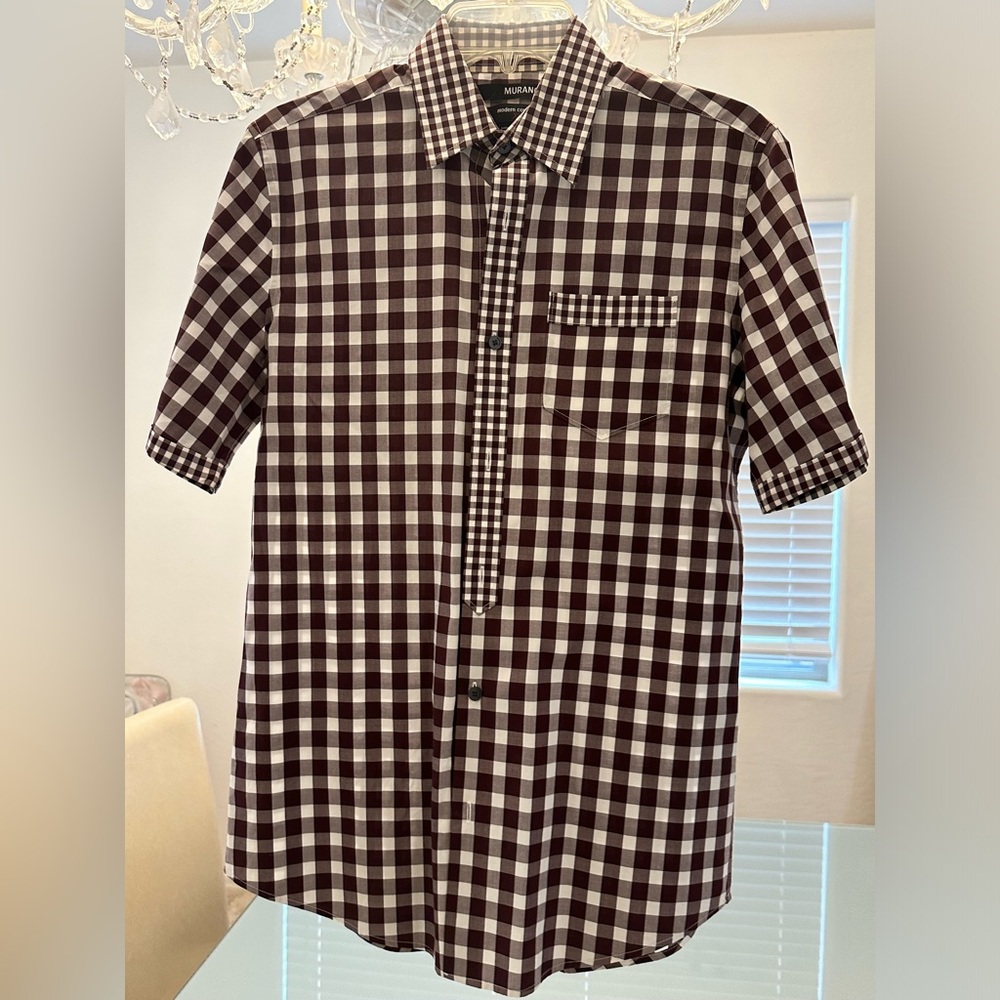 Murano Modern Comfort Short Sleeve Shirt | Size S